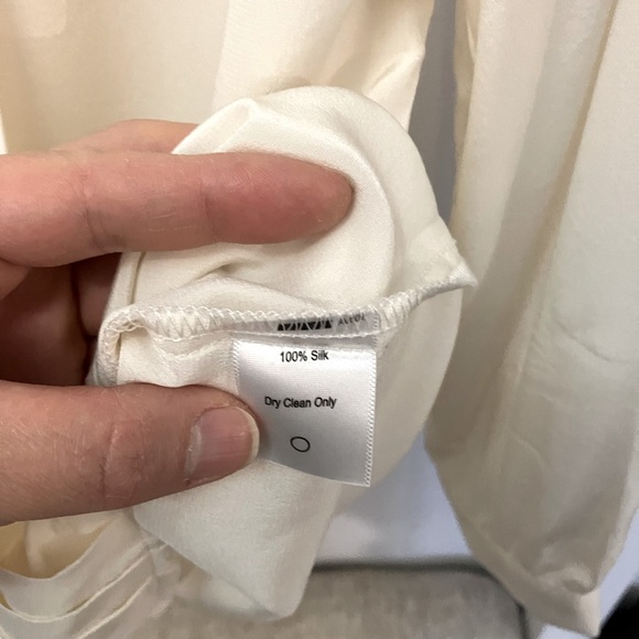 Amour Vert silk blouse; size S - Picture 6 of 6